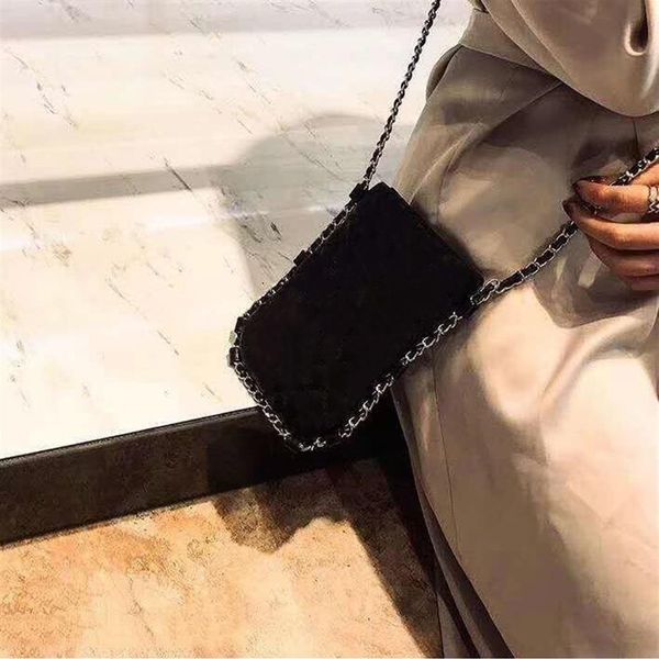 VIP GEST Women Brand Bolsa de celular Bolsa de moedas de moda Paris Designer de couro Lady Lady Gold Chain ombro Bags275s