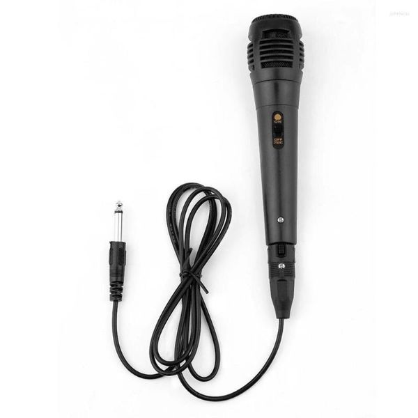 Microfones Microfones Dinâmicos de Microfones com XLR a 6,35mm Cabo para Promoção de Gravação de Karaokê