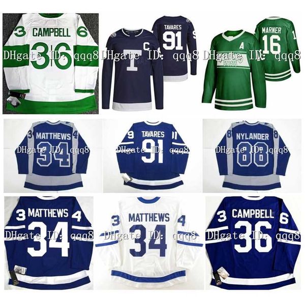 q888 Maglia da hockey John Tavares Heritage Classic Mark Giordano Auston Matthews Mitch Marner Morgan Rielly Jack Campbell Jason Spezza Doug