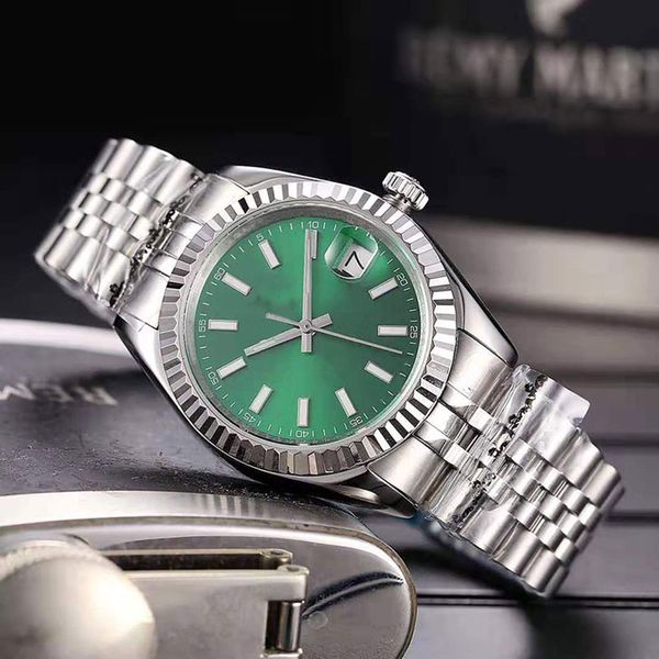 AAA Mens Watch 41 мм 36 мм Datejust Green Dial Man Автоматическое движение складывание застежки Высококачественные спортивные наручные часы