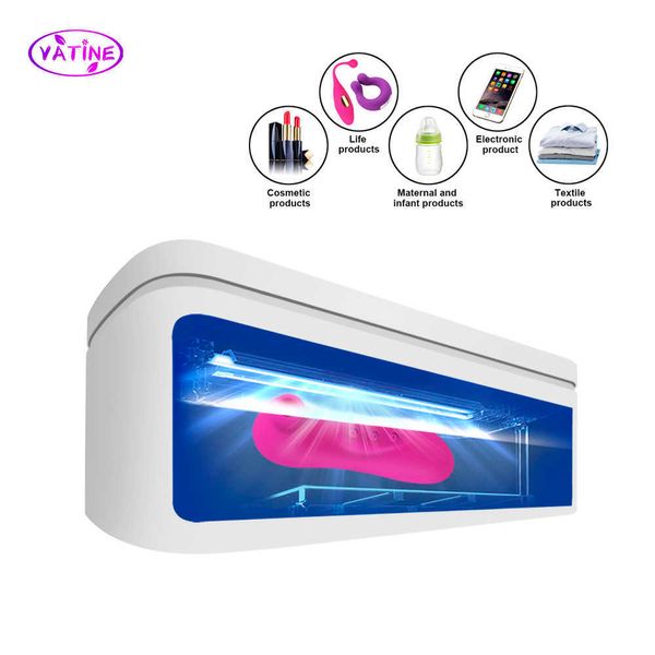 Schönheitsartikel LED UV-Sterilisation Fall Desinfektion Box Zubehör sauberes Werkzeug für Frauen Vibratoren Dildos Vaginal Bll Männer Masturbator sexy Spielzeug