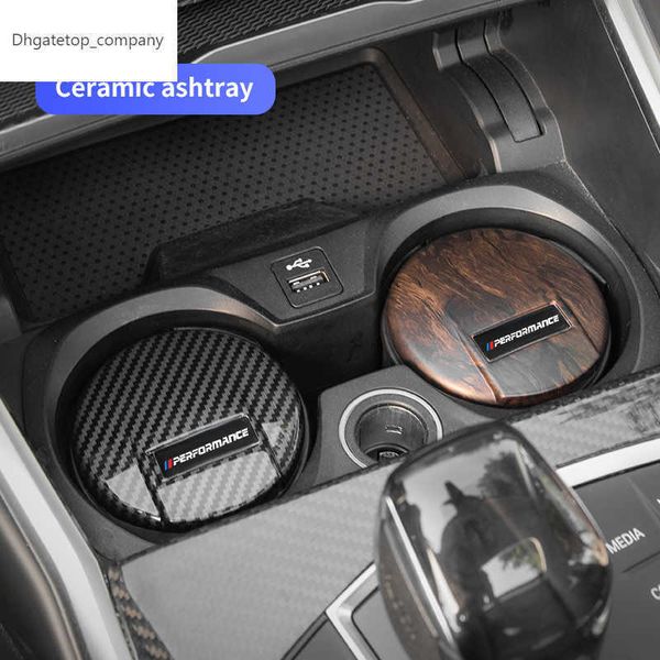Новые 1PCS Ceramic Ashtray Performance Car Accessories для BMW x5 x7 x3 x4 e28 E30 E34 F44 E39 E46 E53 E60 E61 E62 E70 G20 G30 G11 G32