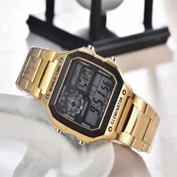 2021 Relogio g gwg100 relógios esportivos masculinos GW1000 LED Militar Militar Militar Chegante Assista Men Casual Wristwatches ST291C