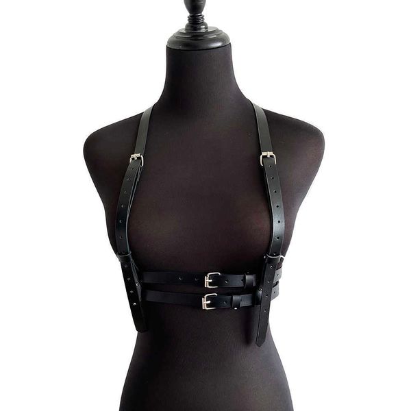 Cintura regolabile da donna in pelle PU nuova estate Biancheria intima sexy Bondage Lingerie Bretelle gotiche Cinghie Costume di carnevale rock