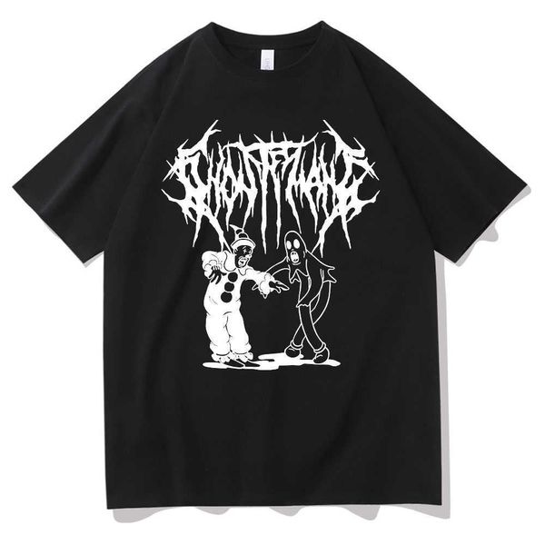 Magliette maschile suicideboys t magliette pouya t-shirt limitata maglietta fantasma da uomo uomo donna moda hip hop rap tees rock punk tees cotone tops maschi t230103