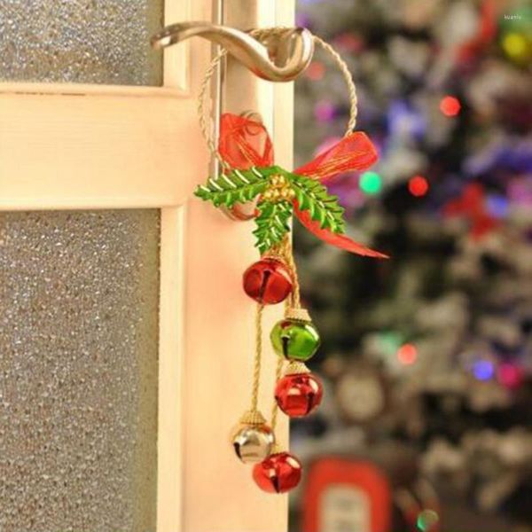Weihnachtsdekorationen Anhänger/Ornament Schleife-Knoten-Hängedesign Weihnachten/Festlich/DIY/Heimdekoration Glockenanhänger für Zuhause/Party