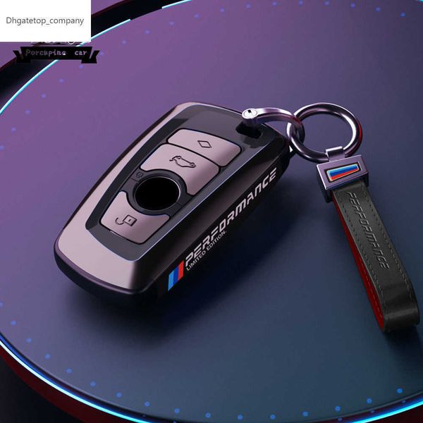 Nano galvanica PC Car Smart Key Fob Case Cover per BMW 3 4 5 Serie 320i 530i 550i F20 F21 F30 F31 F25 F01 F02 portachiavi