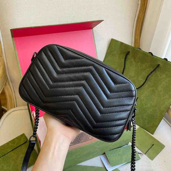 Bolsas de noite bolsas de designer de luxo bolsas de ombro g de qualidade de alta moda Mulheres carteiras embreagem bolsas de hardware preto crossbodyhide saco de câmera de hardware preto