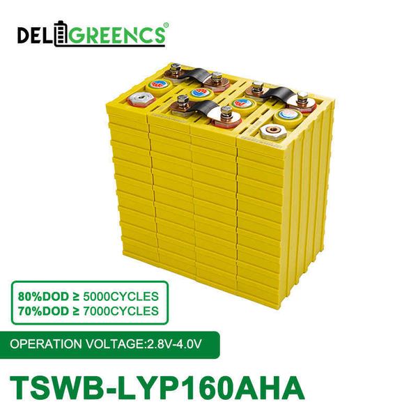 12V 160AHA Winston LiFeYPO4 Batteria batteria agli ioni di litio per Veicolo elettrico/solare/UPS/accumulo di energia 4 celle/lotto