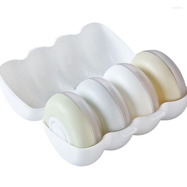 Garrafas de armazenamento Mini viagens portáteis de viagem dividida em 4 tipos de pressão Gel Gel Shampoo Boxes Cosmetics Recainer