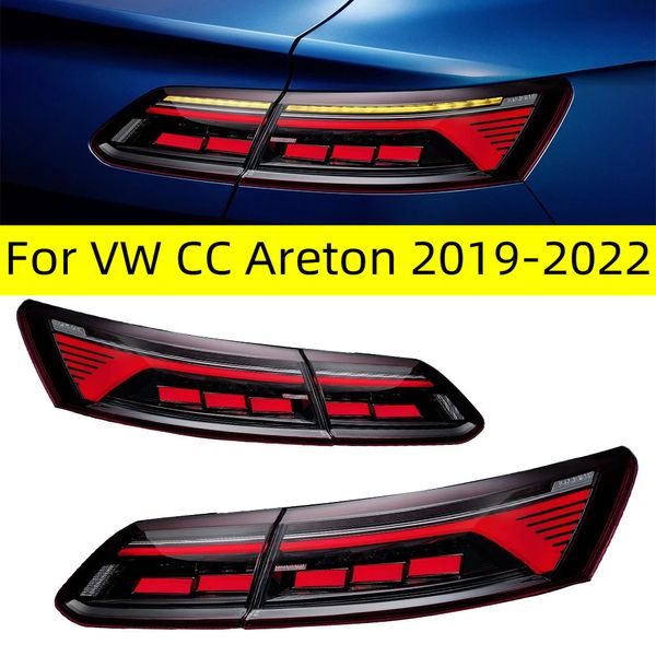 Lanterna traseira para VW CC Areton 20 19-2023 Luzes traseiras com renovação seqüencial Freio de Animação de Animação Facelift Facelift