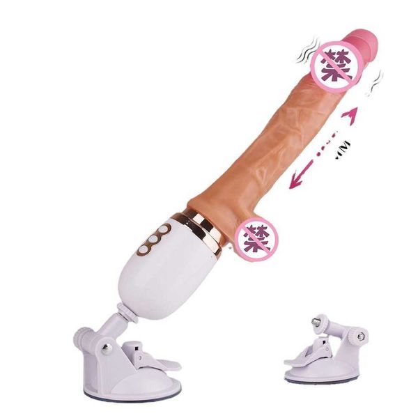 macchina per pistola giocattolo del sesso Mini donna completamente automatica per tirare e inserire il pene, ventosa elettrica, vibrazione telescopica, masturbatore per adulti