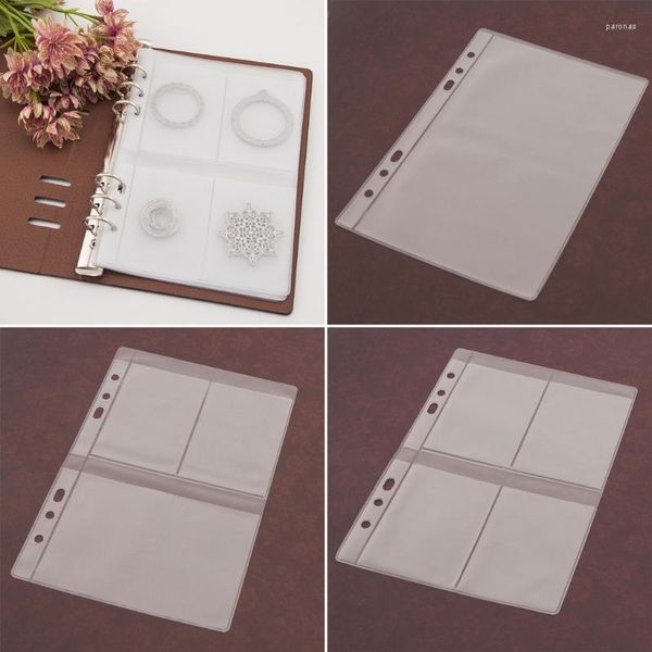 Hediye Sargısı 5sheet DIY Scrapbooking Kesme Kesim Şablon Depolama Kitabı Koleksiyon Kapağı