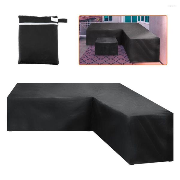 Tampas de cadeira Campa de vime de jardim capa de móveis ao ar livre v forma de sofá à prova d'água Protetor protetor SUPLY