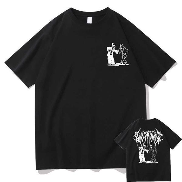 T-shirts pour hommes Ghostemane T-shirt Suicideboys T-shirts Pouya T-shirt Hommes Femmes Mode Hip Hop Rap Tee Rock Punk Coton Hommes Tops T230103