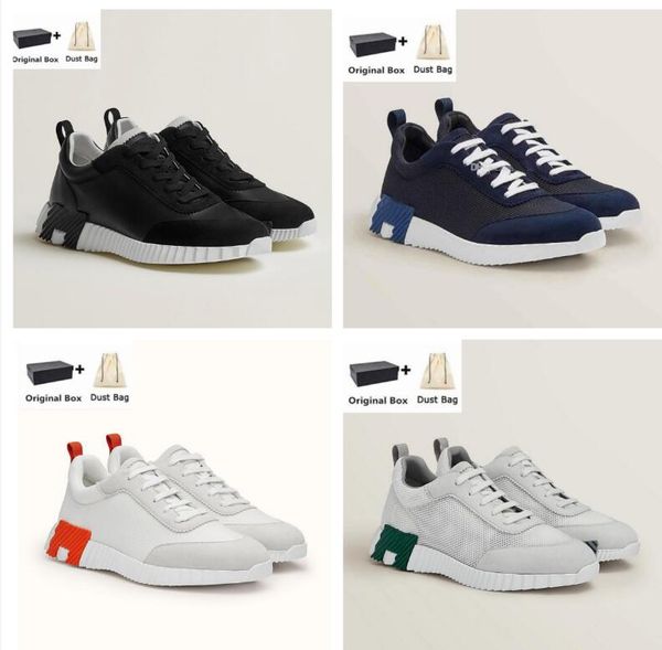 Marcas Famosas Homens Sapatos Saltando Tênis Sapatos Malha Respirável Skate Baixo Top Caminhada Esportes Ao Ar Livre Lace Up Trainers Des Chaussures EU38-46 caixa