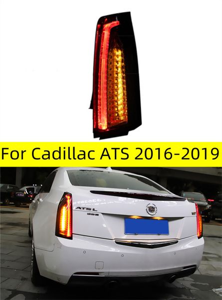 Estilo de carro para luzes traseiras de Cadillac 20 16-20 19 ATS L LUZ LED LUZ LIGHT LUZ TRASEIRA DRL SINGA SINGA FREIO REVERSO ACESSÓRIOS