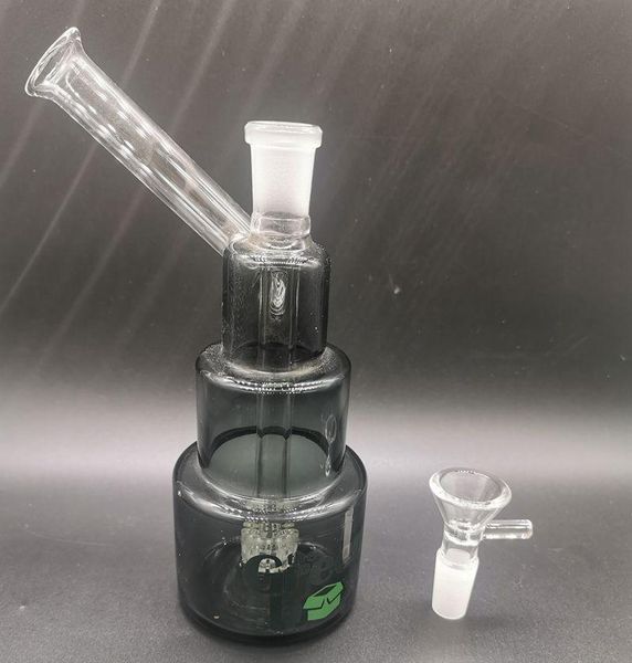 Mini 6,5 polegadas Hitman Glass Water Bong Gonghs com tigelas f￪mea de 14 mm de bolo de 14 mm Dab Rig para fumar