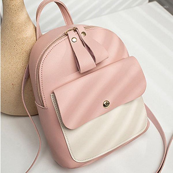 Caixas de armazenamento Bolsa escolar para mulheres 2023 Moda Casual Backpack Car Organizer Acessórios Girls