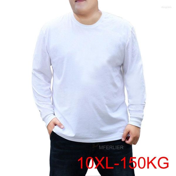 Herren T-Shirts Herbst Frühling 10XL Büste 153 cm Übergroßes T-Shirt Herren 9XL 8XL 7XL Baumwolle