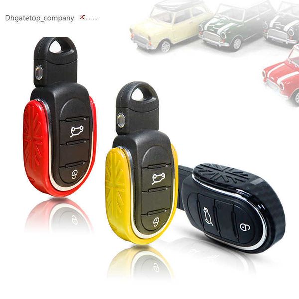 JDM caro de carros abs key capa da cadeia de capa Union jack para mini cooper jcw f54 f55 f56 f57 f60 clubman countryman acessórios para carros de carro