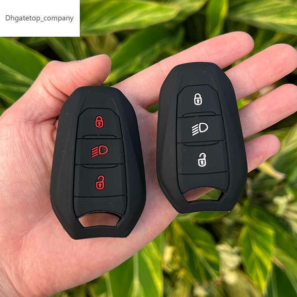 Silikon Auto Schlüssel Fall Abdeckung Für Citroen C2 C3 C5 X7 C4 Picasso Berlingo Für Peugeot 208 308 408 508 3008 4008 5008 Smart Key