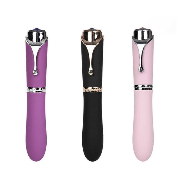 Beauty Items Stift-Dildo-Vibratoren, die 10-Frequenz-Vibration AV-Massagestäbe aufladen, weiblicher G-Punkt-Klitoris-Orgasmus-Masturbator, sexy Spielzeug für Erwachsene