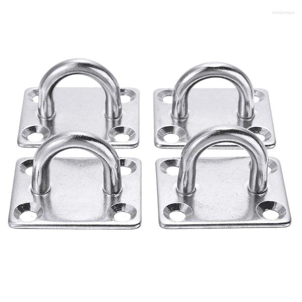 Todas as rodas de terreno 4pcs/conjunto de aço inoxidável em forma de 4 orifícios de 4 orifícios para o fixador de montagem para montagem para o barco marinho hardware marinho