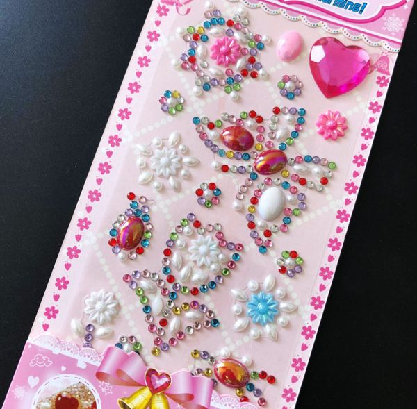 A mais recente caixa de telefone móvel com adesivo de amor decorativo de diamante DIY muitas cores para escolher suporte logotipo personalizado