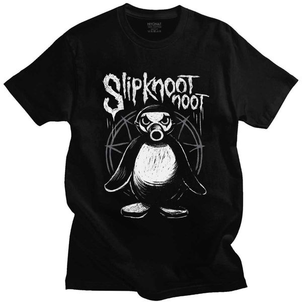 Erkek Tişörtler Yenilik Noot Pingu T Shirt Erkekler için Pamuk Komik T-Shirts Penguin Meme Komik Karikatür Tees Kısa Kollu Kıyafetler T230103
