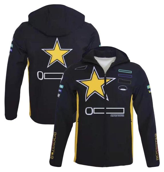 2022 Yeni Moto Racing Sweatshirt Fermuar Stand Yaka Sıradan Motosiklet Sweatshirt Boyutu Özelleştirilebilir