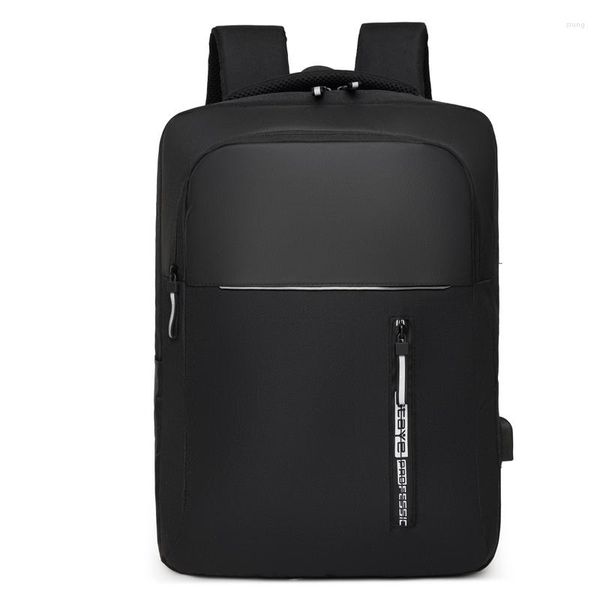 Sırt çantası dizüstü bilgisayar moda panelli erkek en kaliteli adamın iş sırt çantası erkekler için usb şarj seyahat 2023