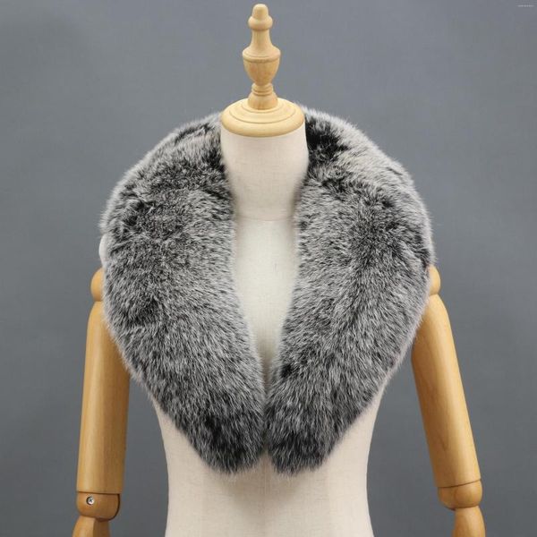 Шарфы 2023 зимняя мода, дамы, настоящий меховой шарф шарф оптом роскошный теплый воротник