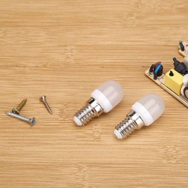 Classico E14 Mini Lampada da frigorifero a risparmio energetico AC220-240V 2W Lampada da congelatore a LED per illuminazione per ufficio domestico