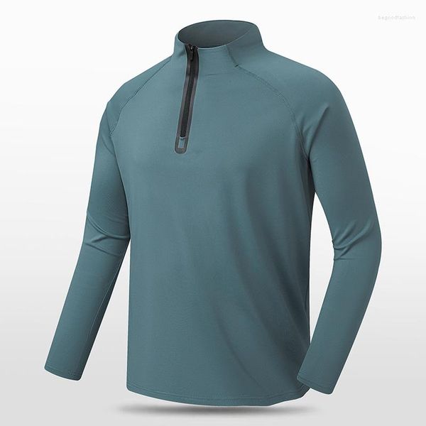 Camicie casual da uomo Maglione autunno e inverno da uomo Conservazione calda dei vestiti Delicato sulla pelle Asciugatura rapida Rasatura Fitness Top Running 2023