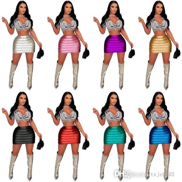 8 renk gümüş kabarcık mini etek kadın elbiseler moda güzel kadınlar aşağı stil bodycon paketlenmiş kalça etek tasarımcıları kulüp giysileri