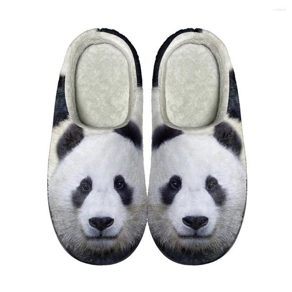 Pantofole Animal Print Design Home Cotton Custom Mens Womens Sandali Peluche Casual Keep Warm Shoes Thermal Slippe