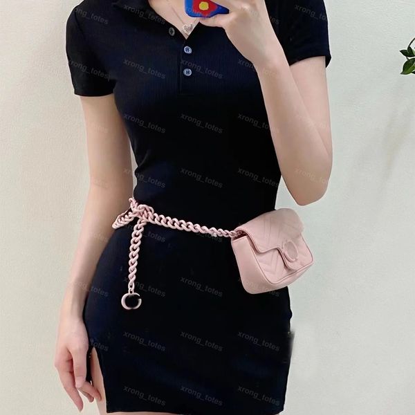 Mini bolsa de bolsa Mulheres Macaron Belt Belt Banking Hanking Totes Shopping Shop