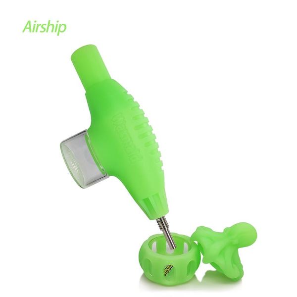 Waxmaid Wholesale Airship Nectar Collector Kit accessori per fumatori viene fornito con un pacchetto di confezione regalo in vasetto di vetro dab 48pcscarton