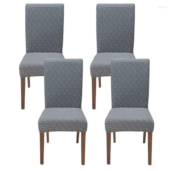 Chaves de cadeira Phfu-cadeira para sala de jantar Conjunto de 4 tampa esticada Removable Slipcovers Protetor Home ou Party