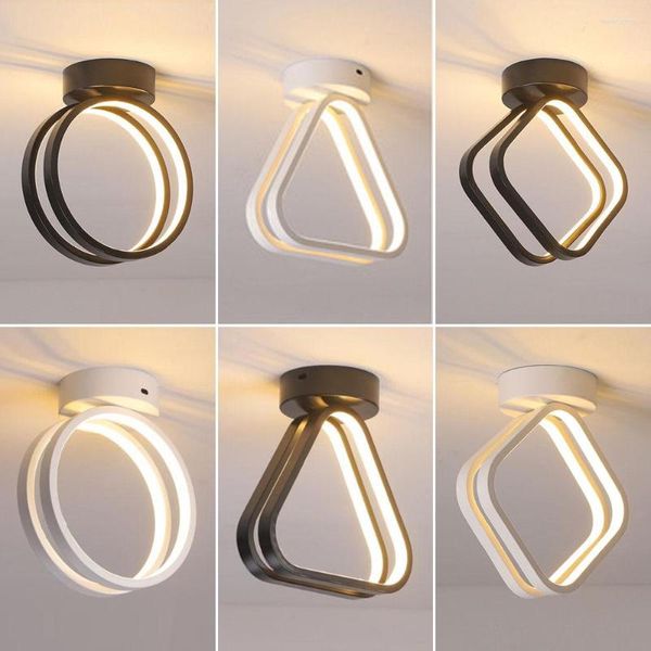 Luzes de teto modernas LED LED NORDIC Indoor Decor Decor Lamp for Bedroom Sala de jantar Sala de superfície Montagem Luminagem do abajur