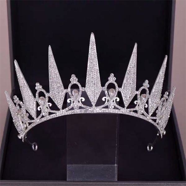 Acessório festivo de festas Tiara Diamond Baroque Birthday Headwea