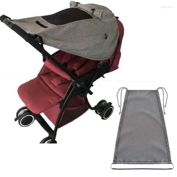 Parti di passeggino Accesso al bambino universale Sun Shade Visor Coperchio Copertura da baldacchino per i bambini Seggiolini auto Pano