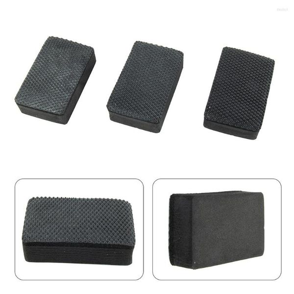 Soluzioni per autolavaggio 3Pc Clay Bar Pad Sponge Block Pulizia Eraser Wax Polish Tools Nero 9 6 2.5cm Automotive Care