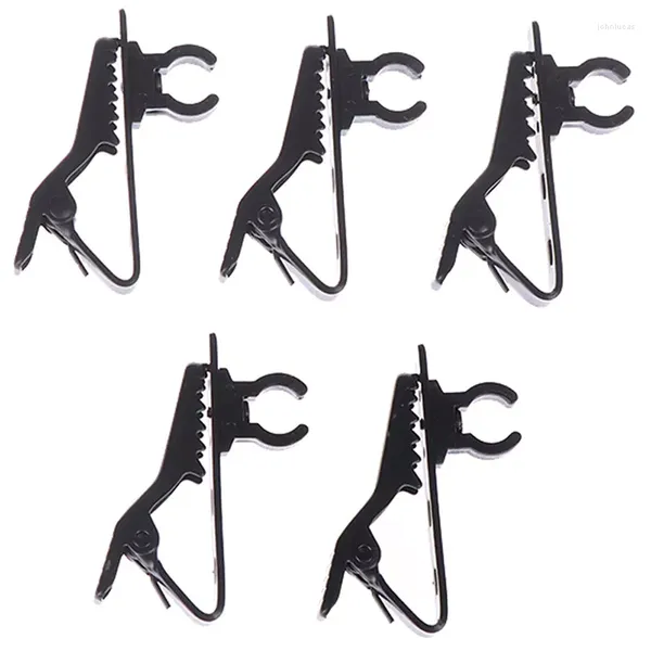 Microfoni 5pcs Microfono Clip di Ferro Cravatta Mic Risvolto Collare Accessori Protable Per MP3 Telefono Auricolare