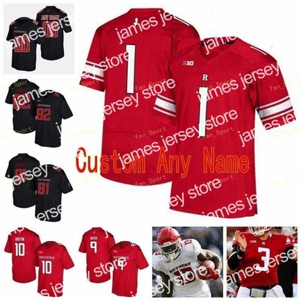 American College Football Wear Thr NCAA College Jerseys Rutgers Scarlet Knights 10 Isaih Pacheco 10 Matt Alaimo 11 Drew Singleton 11 Logan Ryan 16 Cole Snyder Custom