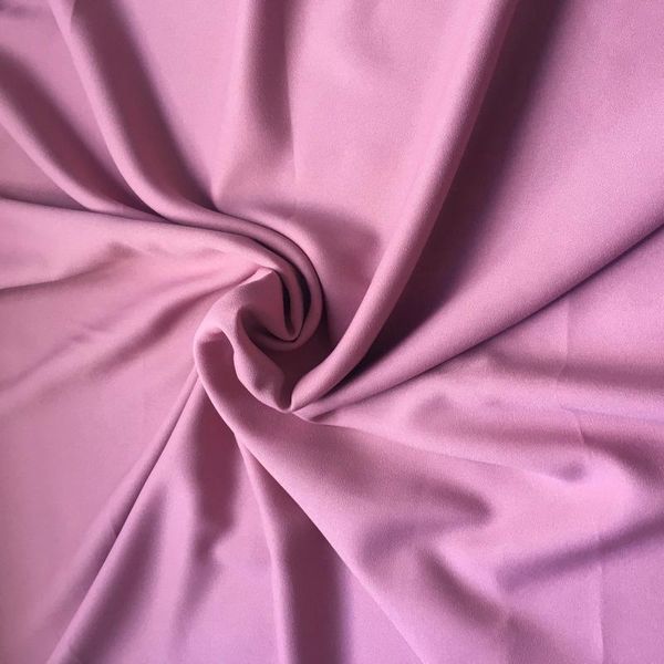 Bekleidungsstoff, weicher Chiffon-Poly-Krepp für Hemden, einfarbig, Schwarz, Weiß, Rosa, Pfirsich, Marineblau, Grün, Meterware