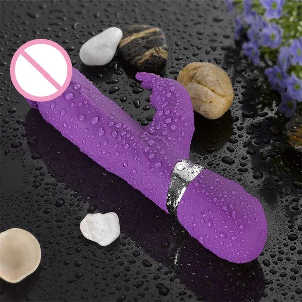 Beauty-Artikel, realistischer Kaninchen-Dildo, G-Punkt-Klitoris-Stimulator, Anal-Vibratoren, vibrierende sexy Spielzeuge für Erwachsene