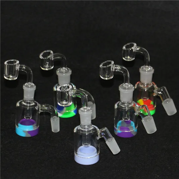 Shishas Ash Catcher Matrix Perkolator-Glasbong mit dickem Gelenk 18,8 mm und 14,4 mm