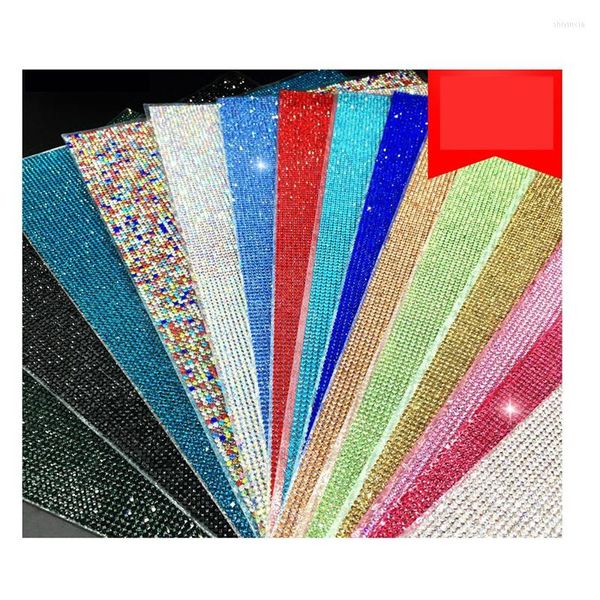 Geschenkpapier 24X40CM Diamantfolie Auto Stick Kreativer Innenschmuck Handy DIY Handaufkleber